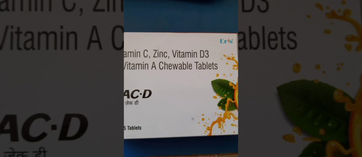 best immunity booster tablet vitamin-A+vitamin-C+ vitamin-D3 with zinc !!