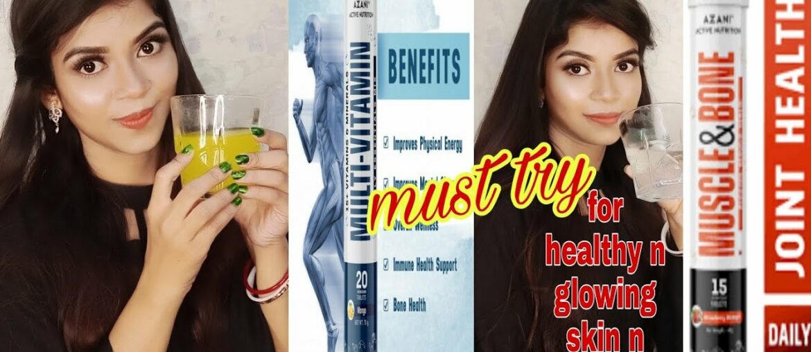 AZANI Active nutrition Multivitamins n Muscle n bones|Review n demo|For healthy n glowing skin