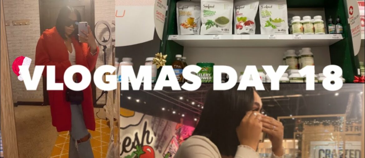 Vlogmas 2020 DAY 18 | CRYING IN THE CLUB, VITAMIN SHOPPING