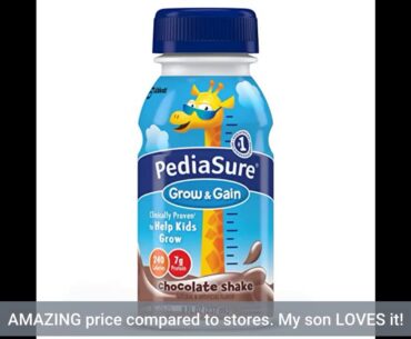 PediaSure Grow & Gain Kids’ Nutritional Shake, with Protein, DHA, and Vitamins & Minerals, Choc...