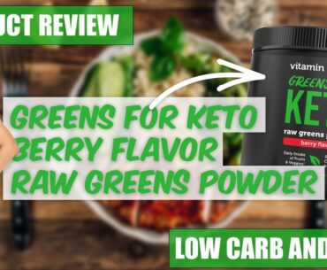 Vitamin Bounty Greens for Keto Berry Flavor Raw Greens Powder review [keto, low carb & nutritional]