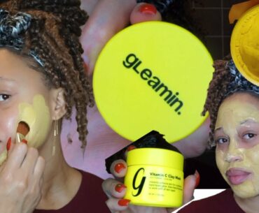 Gleamin Face Mask Review - FADE ACNE SCARS ! EuniyceMari