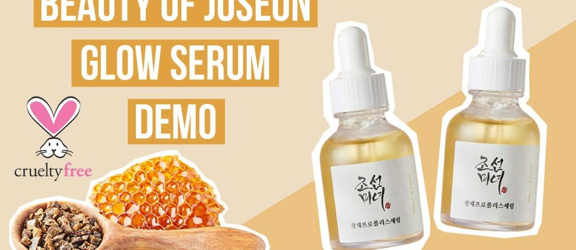 Beauty of Joseon Niacinamide + Propolis Glow Serum Demo | KOJA Beauty Cruelty-Free Korean Skincare
