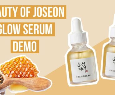 Beauty of Joseon Niacinamide + Propolis Glow Serum Demo | KOJA Beauty Cruelty-Free Korean Skincare