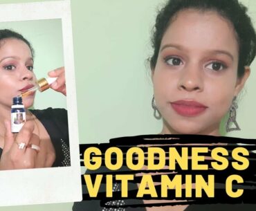 Vitamin C serum Goodness on skin | GOOD VIBES Skin Glow Serum Review and application | Beauty_Tipz