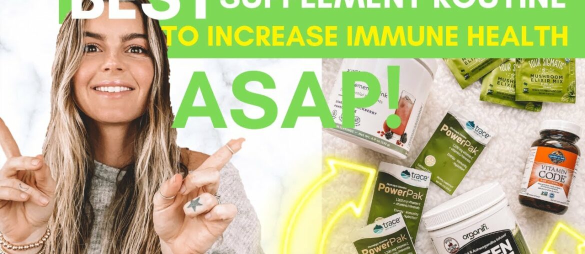 BEST Supplement Routine to Increase Immune System | Stay Healthy 2020