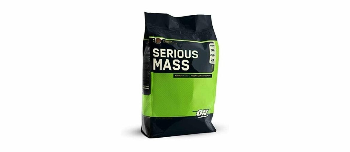 Optimum Nutrition Serious Mass Weight Gainer Protein Powder, Vitamin C, Zinc and Vitamin D for Immu