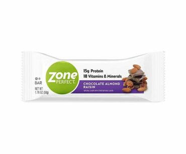 ZonePerfect Protein Bars, Chocolate Almond Raisin, 15g of Protein, Nutrition Bars With Vitamins & M