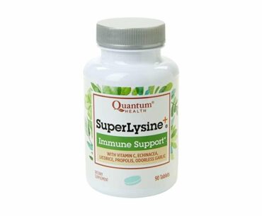 Quantum Health Super Lysine+ / Advanced Formula Lysine+ Immune Support with Vitamin C, Echinacea, L