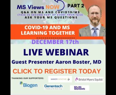 Q&A on Multiple Sclerosis (MS), COVID-19, the Vaccines and More