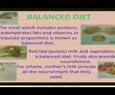 What is balanced diet/Carbohydrates/Proteins/Vitamins/milk to infant's/Mothers milk/don't memorise