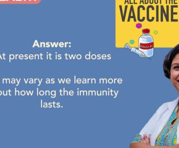 How many doses of vaccine are needed for total immunity? | COVID19 | Vaccine FAQs