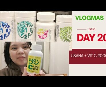 SUPPLEMENTS WE TAKE | USANA + VITAMIN C 2000 JAPAN | VLOGMAS DAY 20