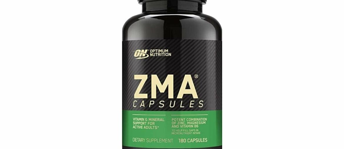 Optimum Nutrition ZMA, Zinc for Immune Support, Muscle Recovery and Endurance Supplement for Men an