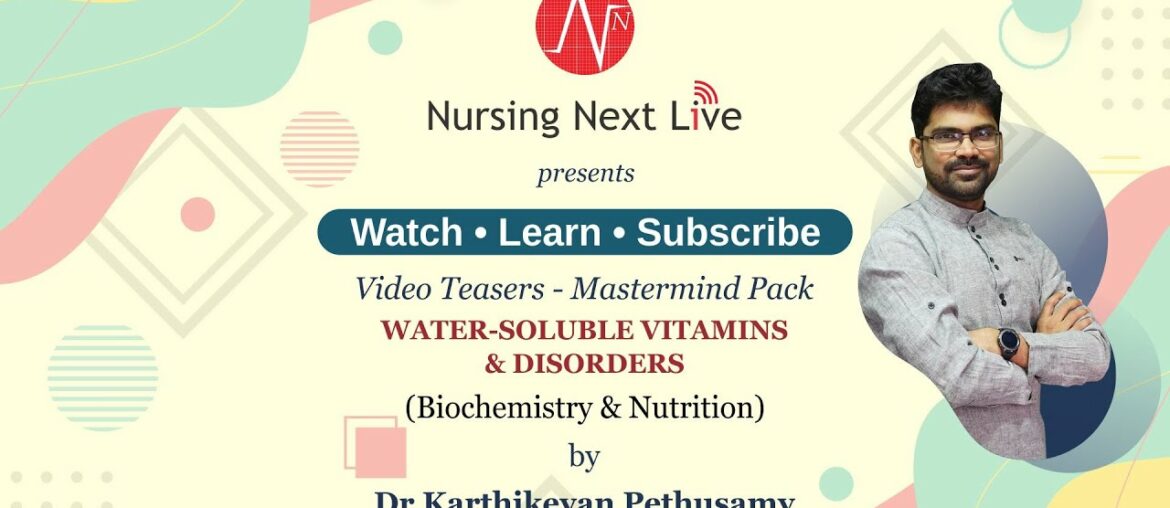 Watch, Learn & Subscribe: Video Teaser of Biochemistry & Nutrition by Dr Karthikeyan Pethusamy