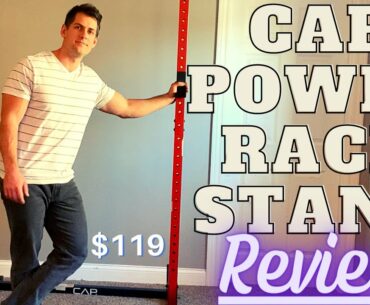 Cap Barbell Power Rack Exercise Stand Review and Demo Exercises