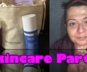 Skincare part 2 - more Paul’s choice , oils, spf, supplements and diet
