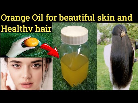 Homemade Orange Oil for beautiful glowy skin & healthy hair/ Vitamin C oil/get spotless bright skin