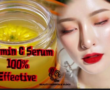 How To Make Vitamin C Serum At Home AntiWrinkle  AntiPigmentation Fair & Glowing Skin #short