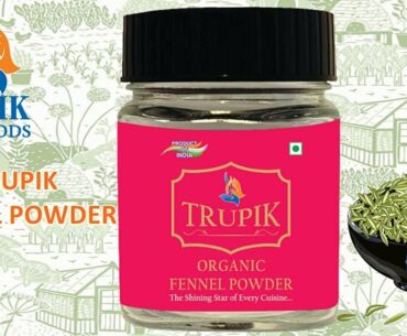 ||Trupik Organic Fennel Powder||Product Of Trupik Foods||