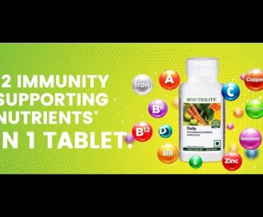 Wow!!! 13 essential vitamins & 11 essential minerals in a single tablet