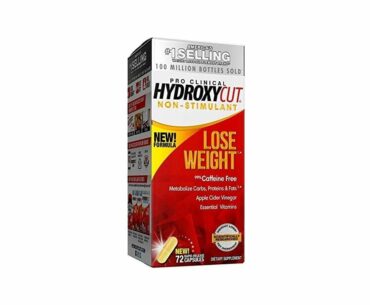 Hydroxycut Pro Clinical Non-Stimulant Weight Loss Supplements with Apple Cider Vinegar, 72 Pills