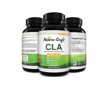 Conjugated Linoleic Acid CLA Supplement - CLA Safflower Oil Lean Muscle Mass Pre Workout Supplement