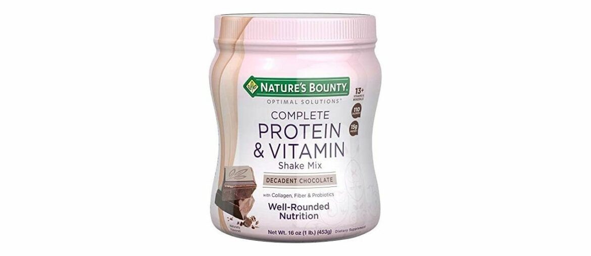 Protein Powder with Vitamin C by Nature's Bounty Optimal Solutions, Contains Vitamin C for Immune H