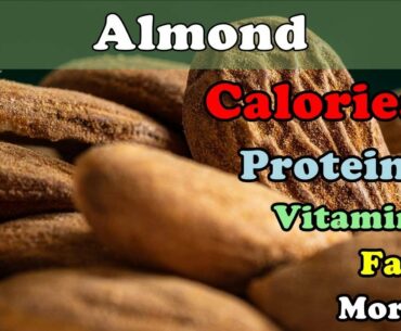 ALMONDS - Calories, Proteins, Vitamins, Fat, Minerals [ANALYSIS]