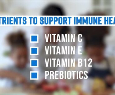 Your Healthy Family: Boost immune system with nurtrients