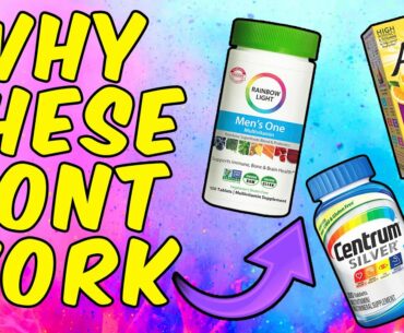 Why Your Supplements Give You No Benefits!