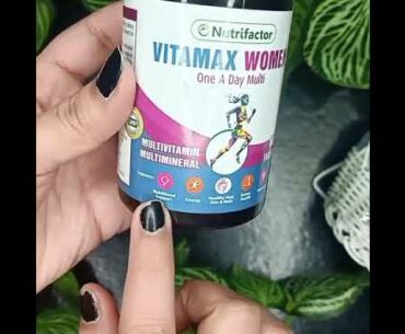 nutrifactor vitamax women supplement/ healthy skin hair and nails / bones strong .. multivitamin
