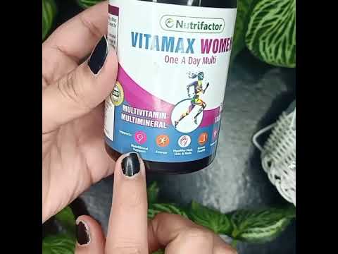 nutrifactor vitamax women supplement/ healthy skin hair and nails / bones strong .. multivitamin