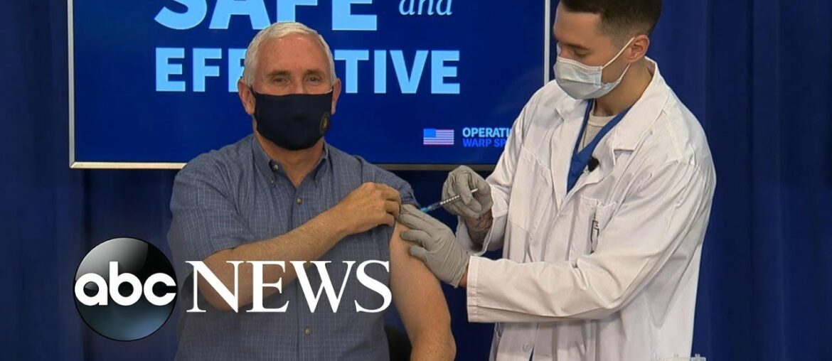 Vice President receives COVID-19 vaccine on live TV l ABC News