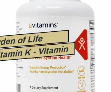 Garden of Life Vitamin K - Vitamin Code Raw K Complex Whole Food Vitamin Supplement, Vegan, 60...