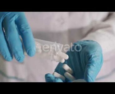 Vitamins And Supplements. Closeup of Hand Holding Variety of White Pills on Palm. | Stock Footag...