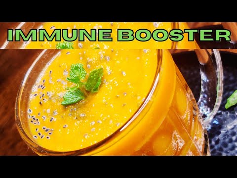 Sunshine Smoothie Recipe || Immune Boosting Drink || Rich in vitamin c drink || Good for weight loss