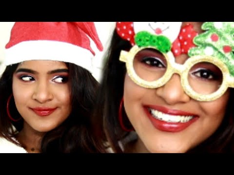 Fun Christmas Makeup Look!Makeup Brushes For The Perfect Makeup, Ft.The Plume!