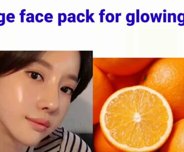 orange face pack for glowing clear and bright skin face pack rich in vitamin C....