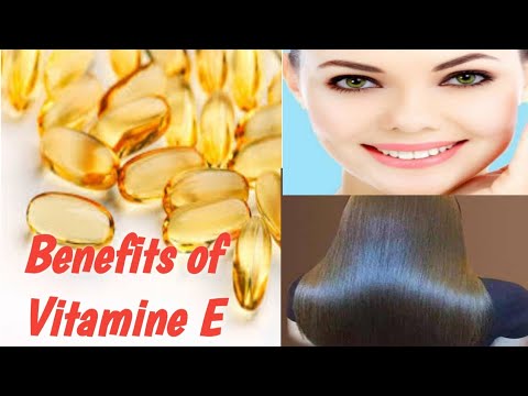 Vitamin E for Skin and Hair Care / Vitamin E skin and hair Treatment