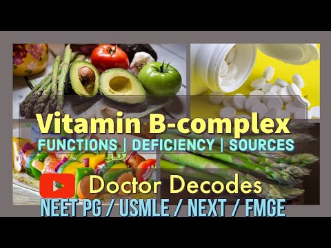 Vitamin B complex |Everything you need to know | NEXT/ NEET PG/ FMGE /MCI/ Nursing | Neurobion Forte