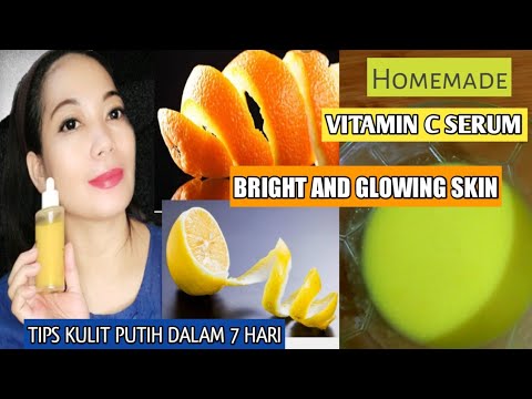 #beautytips #diyserum #facialserum Homemade Vitamin C Serum. Bikin Kulit Cerah Dalam 7 Hari