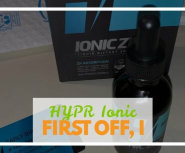 HYPR Ionic Liquid Zinc Drops. Best Advanced Nano Zinc Liquid Vitamin Supplement for Immune Supp...