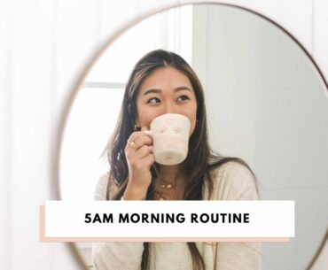 My 5AM Morning Routine | Productivity & Self Care