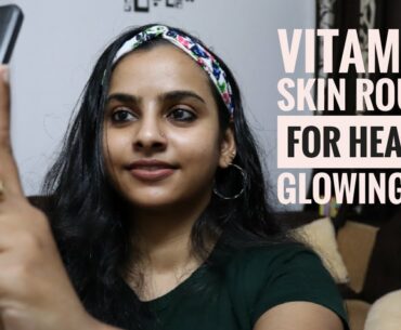 Try Vitamin C Skin Routine For Healthy Glowing Skin || Mamaearth Vitamin C Range Products Review