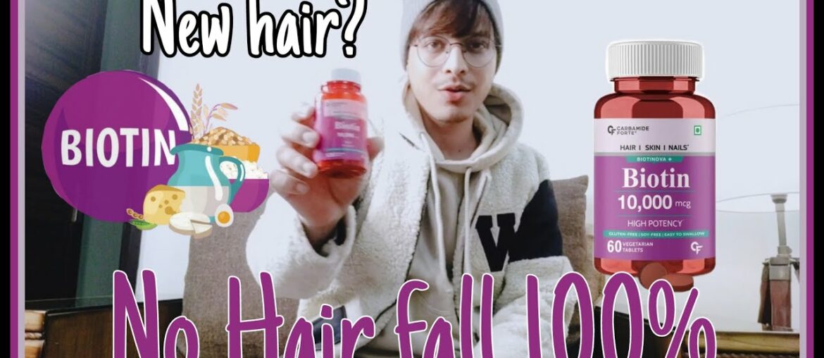 HOW TO STOP HAIRFALL | BEST FOR MEN & WOMEN | BIOTIN 10,000 mcg & Ashwagandha | Grow New Hair Fast |