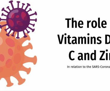 Science behind Vitamins C & D3, and Zinc with regards to SARS-CoV-2.