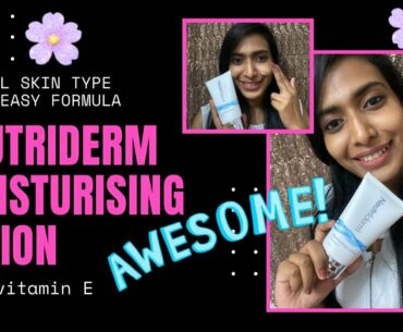 Neutriderm vitamin E moisturising lotion | honest review | favorite moisture | great for Indian skin