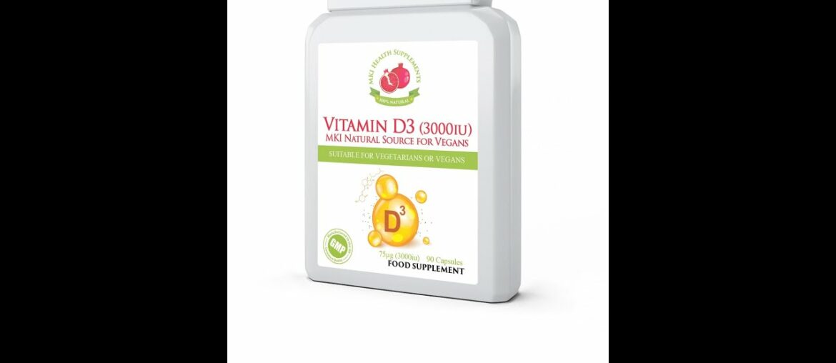 Vitamin D3,  3000iu by MKI Health Supplements UK 100% Natural Useful information & product details.