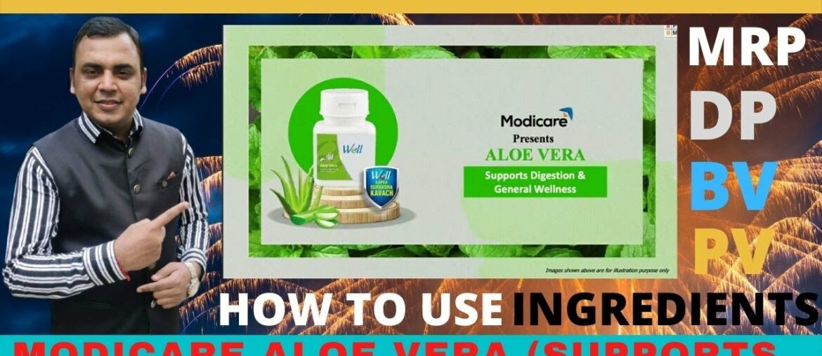 Well Aloe Vera Capsule || Best Aloe vera capsules For Support Digestion & General Wellness||